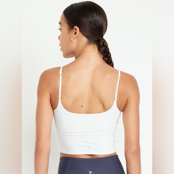 NWT! White Light Support Strappy PowerSoft Longline Sports Bra - Size XL 🤎 - Picture 2 of 6